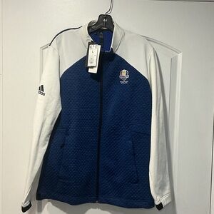 Adidas Royal Blue and White Sports Jacket